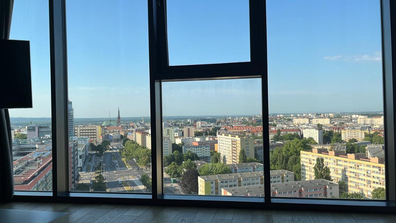 Hanza Tower - Luxurious Apartment 60M2 - 15Th Floor City View Szczecin Bagian luar foto