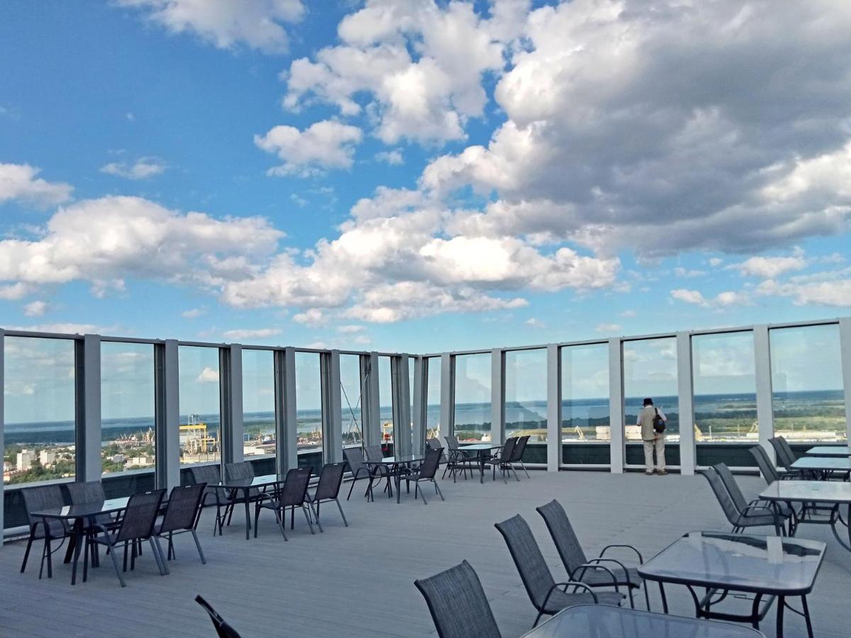 Hanza Tower - Luxurious Apartment 60M2 - 15Th Floor City View Szczecin Bagian luar foto