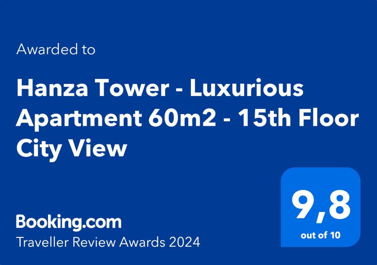 Hanza Tower - Luxurious Apartment 60M2 - 15Th Floor City View Szczecin Bagian luar foto